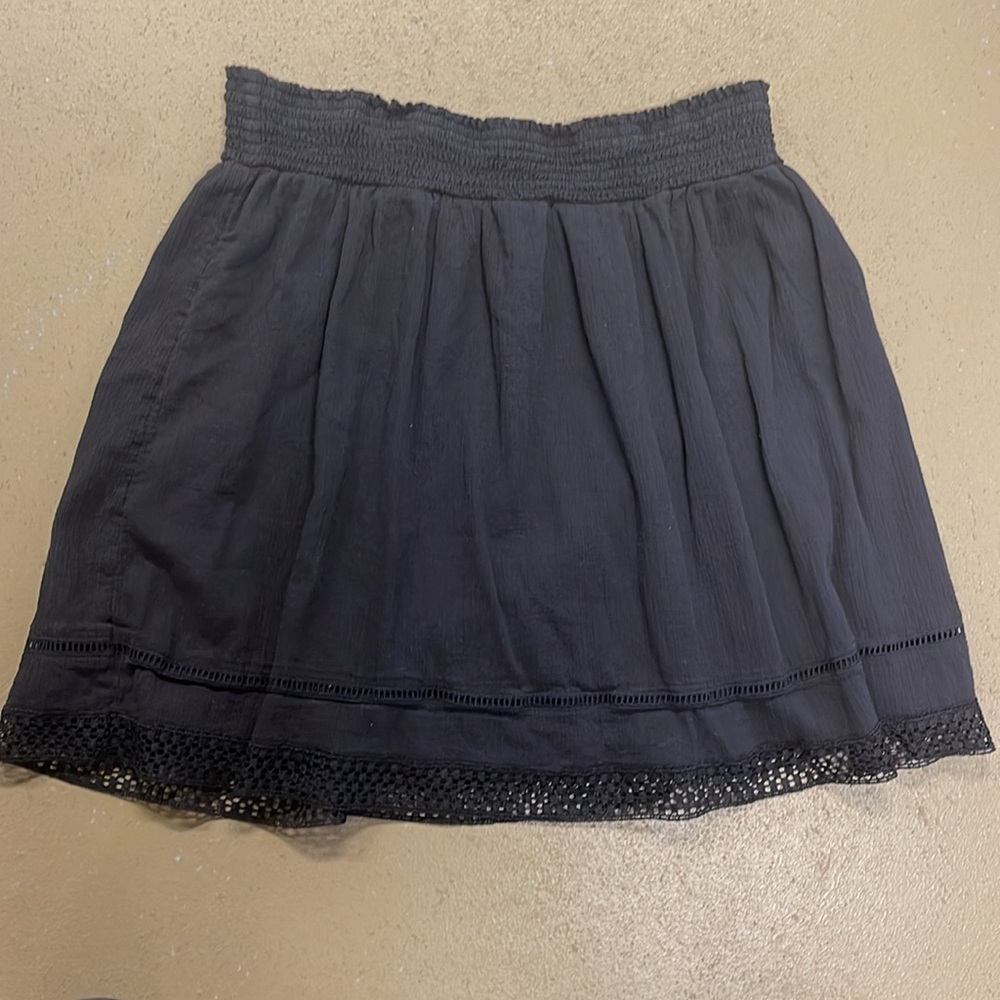 Faded Glory Black Lined Skirt XXL/20